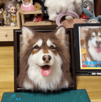 Custom Pet Felt Photo Frame